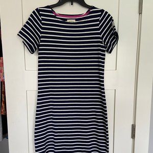 British Cotton Striped Tee Dress
